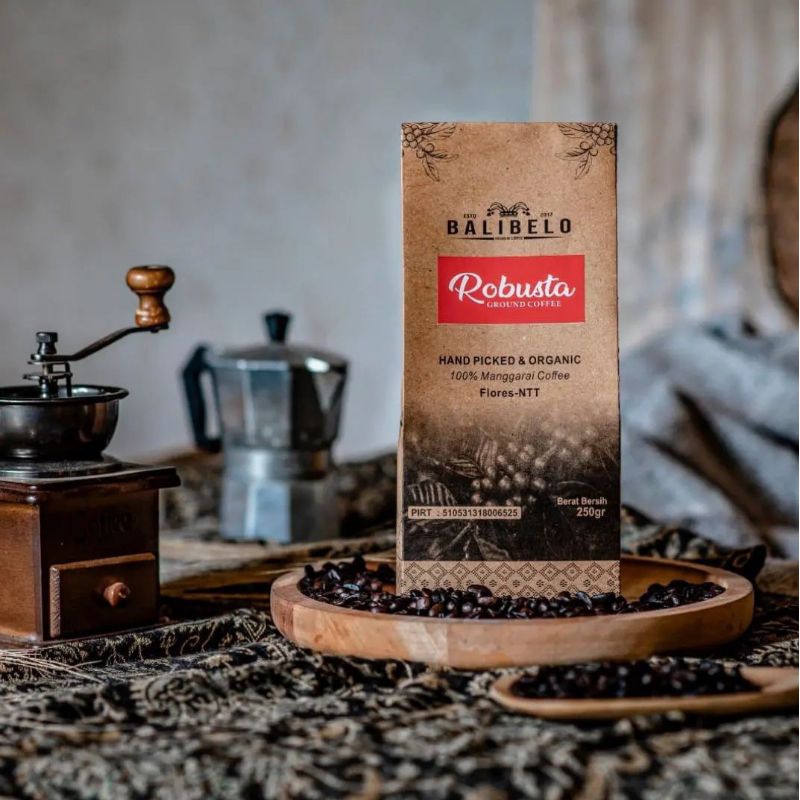 

Kopi Bubuk Robusta Balibelo 250 gr Oleh oleh Labuan Bajo NTT