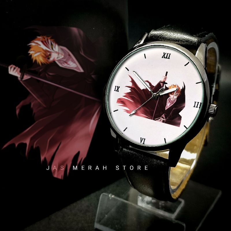 Jam Tangan Bleach Ichigo Premium Include Double Strap &amp; Box Bleach