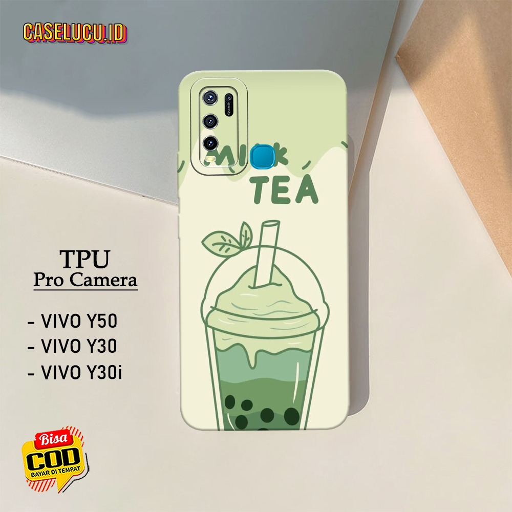 Softcase Hp Vivo Y50 / Y30i / Y30 Terbaru - Fashion Case Boba - Case Vivo Y50 / Y30i / Y30 - Casing 