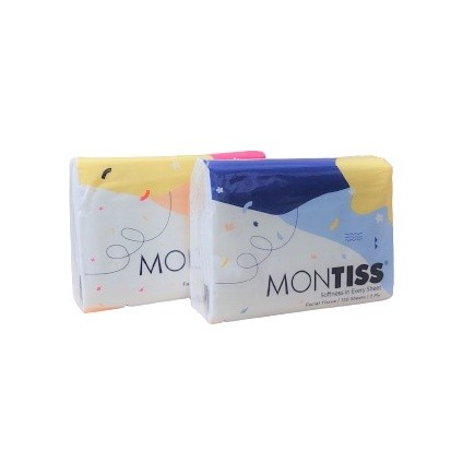 Tisu Wajah Montis 120s 2ply /  Mini Facial Tissue Montiss 120 Sheets 2 Ply