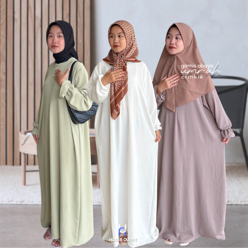 DASTER GAMIS ABAYA CRINKLE PREMIUM PB 135 CM