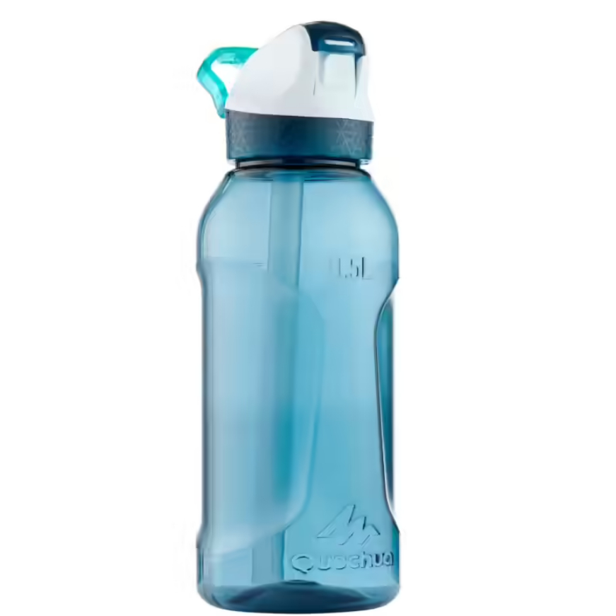 QUECHUA Tritan 900 Botol Minum 0.5L Dengan Pipet Olahraga Hiking