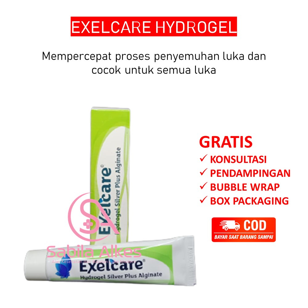 Salep Luka Exelcare Hydrogel Silver Plus Aginate 30gr