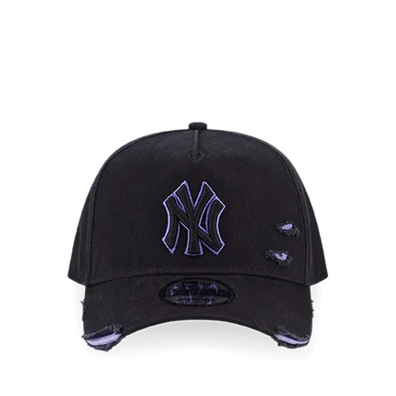 New Era 940AF NY Destroyed Cotton Purple