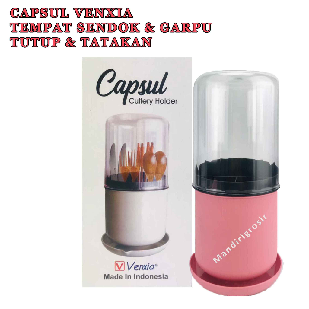 Tempat Sendok &amp; Garpu * Capsul Venxia * Tempat Sendok Serbaguna