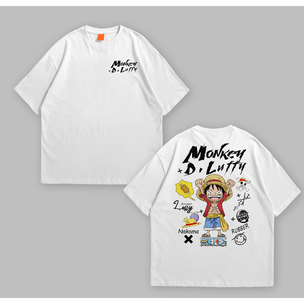 Baju Kaos Anime  Monkey D Luffy One Piece