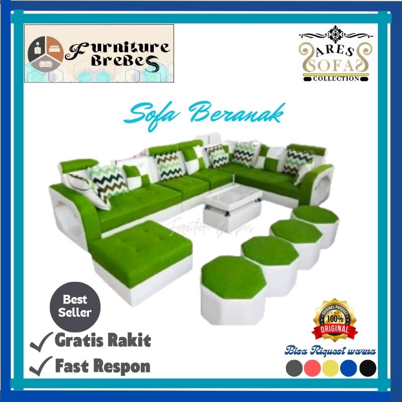 Sofa Beranak Ruang Tamu Sofa Beranak Minimalis Sofa Beranak Jumbo Murah Tegal Cirebon Brebes Pemalan