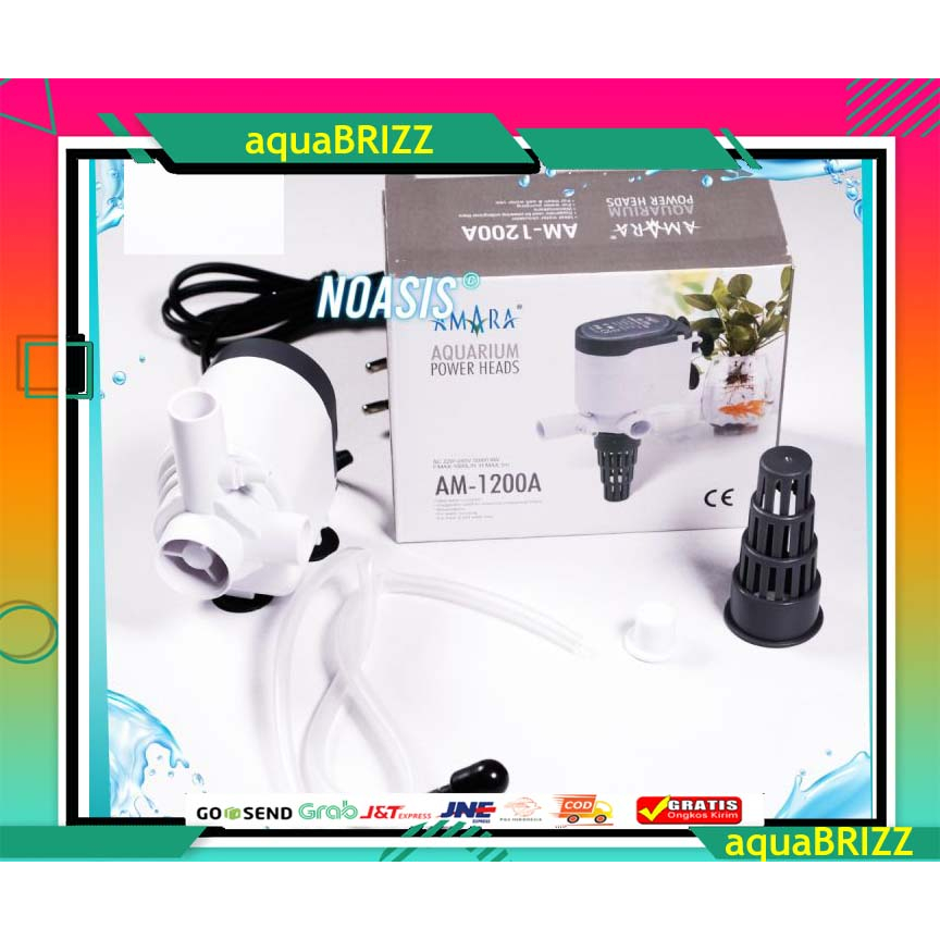 Pompa Air Aquarium Amara Power Head Amara AM 1200 A Low Watt MURAH