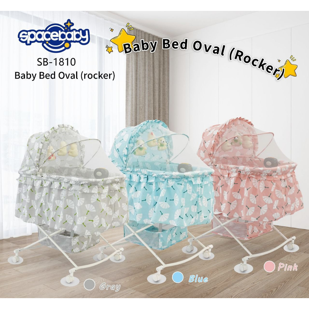 Space Baby Bed Oval Kasur Bayi Ayunan Bayi SB 1810 SpaceBaby Rocker