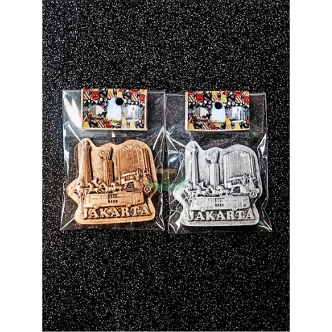 Magnet Kulkas Jakarta Souvenir Tulakir Fiberglass