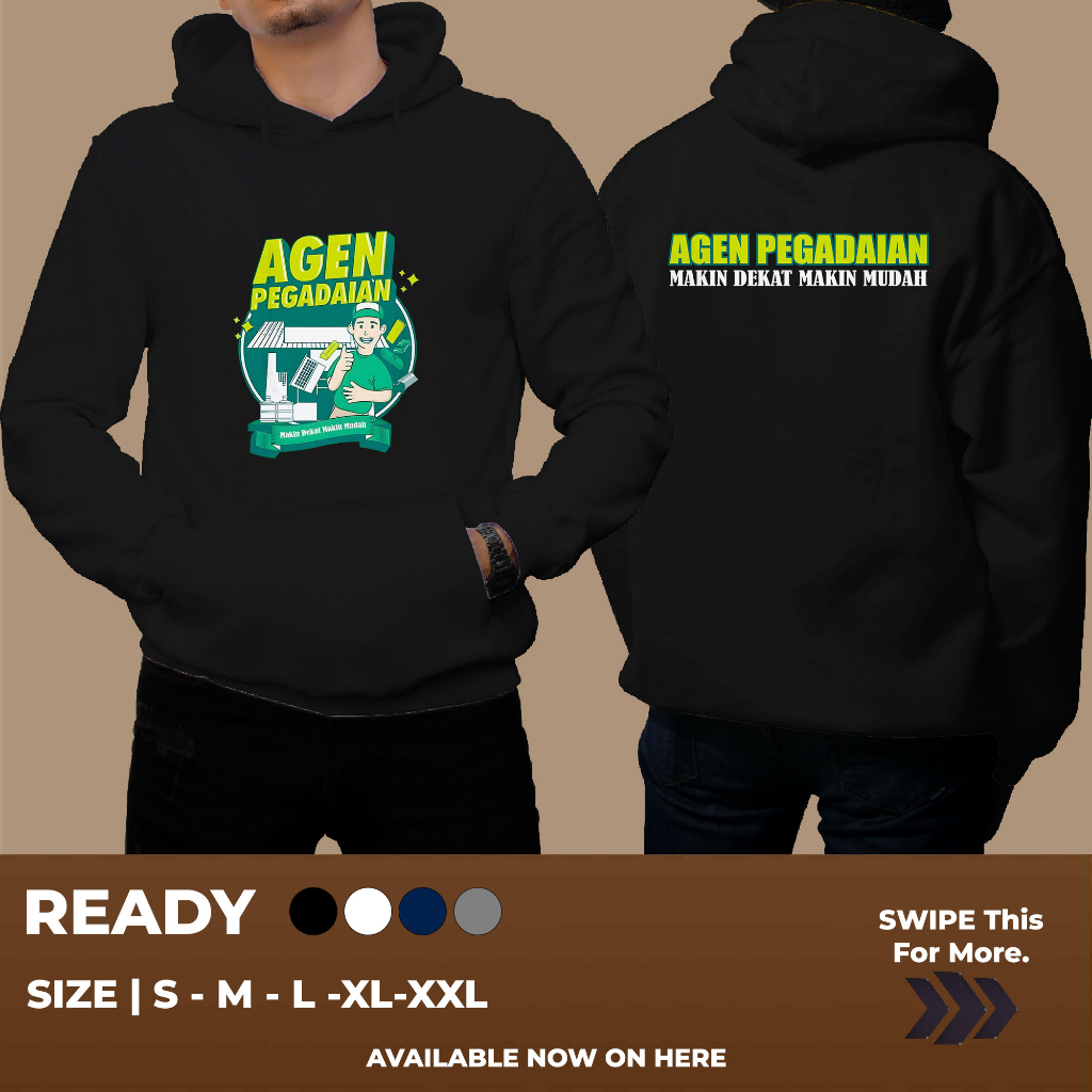 HOODIE Agen Pegadaian Makin Dekat Makin Mudah KEREN BANGET UNTUK PRIA
