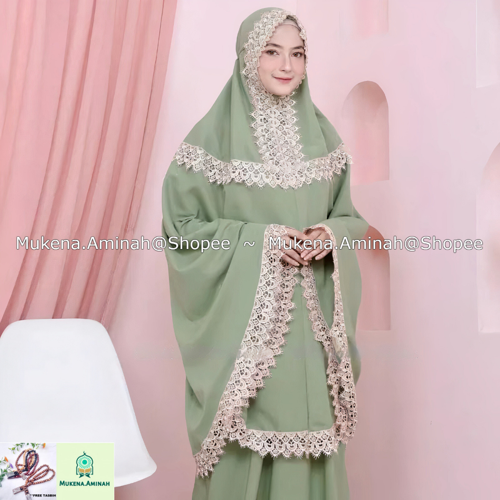 MUKENA DEWASA NAMIRA FITRIA 2in1 KATUN IMPORT PREMIUM