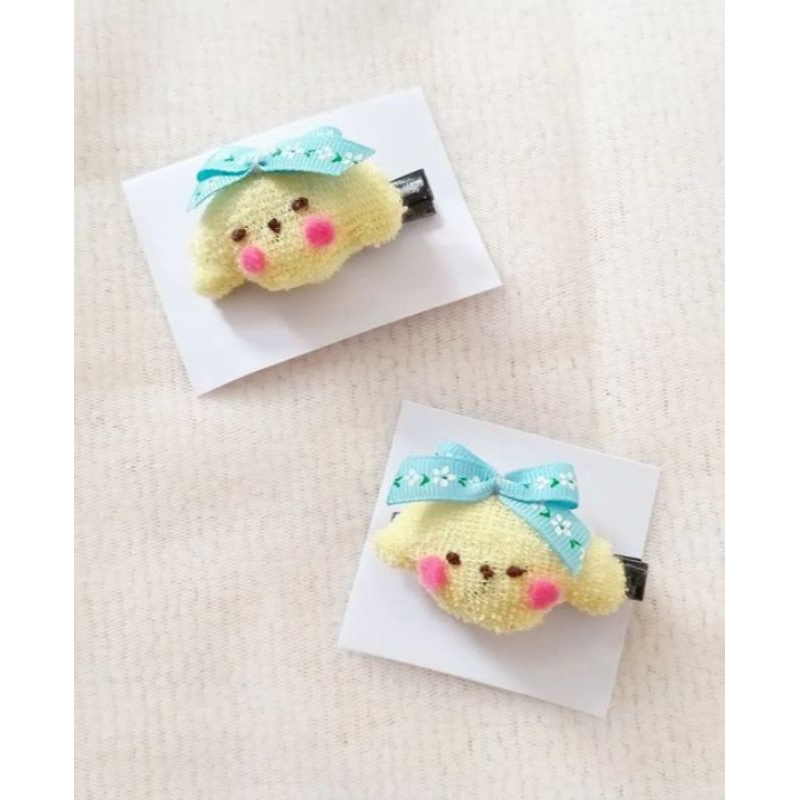 Pompompurin Sanrio Hairclips / Jepit Rambut Lucu