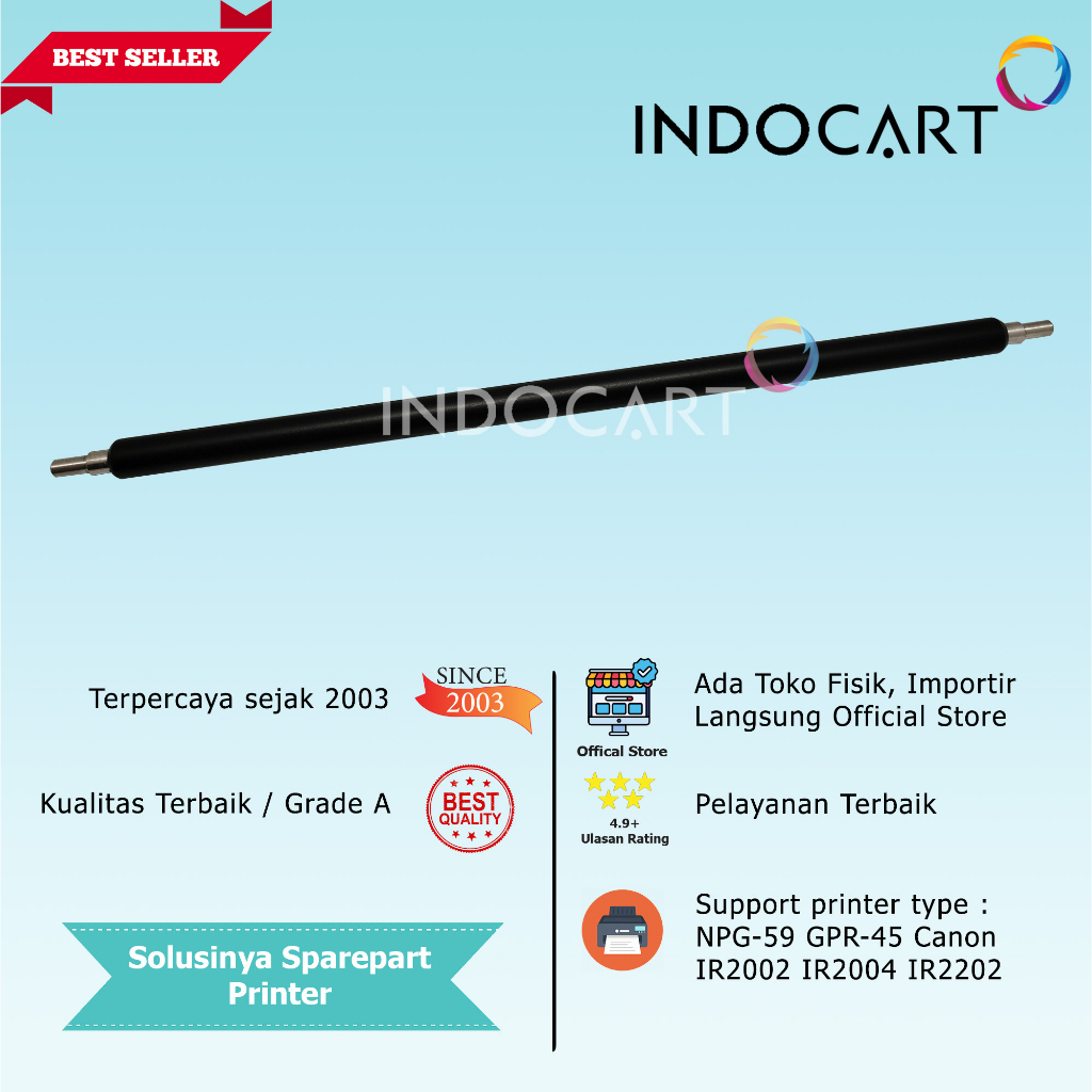 PCR Primary Charge Roller NPG-28 GPR-18-Canon IR2016 IR2018 IR2020