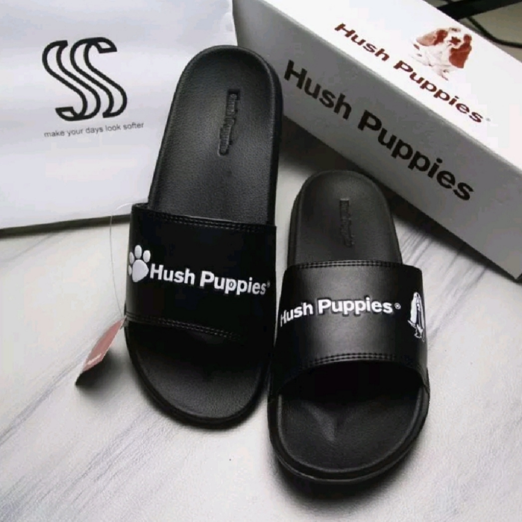 Furenic Sandal Selop Pria Slip On Slide Slop Casual Anti Slip Original - Logo Series