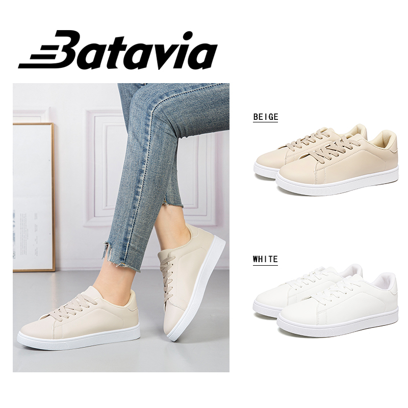 BATAVIA Impor white wanita sepatu Sepatu Sneakers Wanita Sport Shoes J10