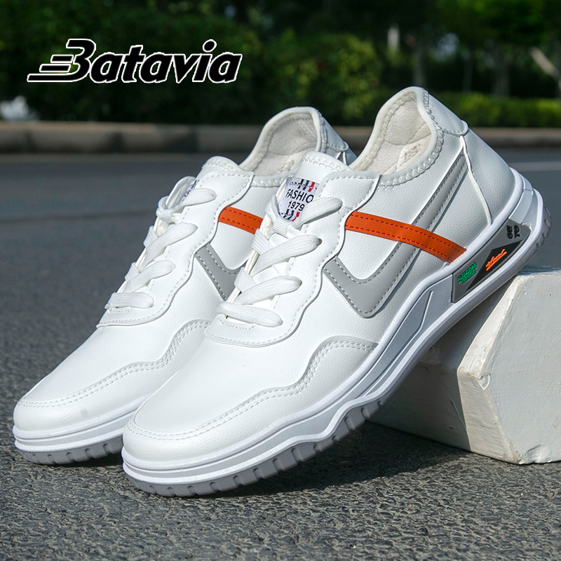 BATAVIA Impor white Pria sepatu Sepatu Sneakers Pria Sport Shoes sepatu sekolah J11