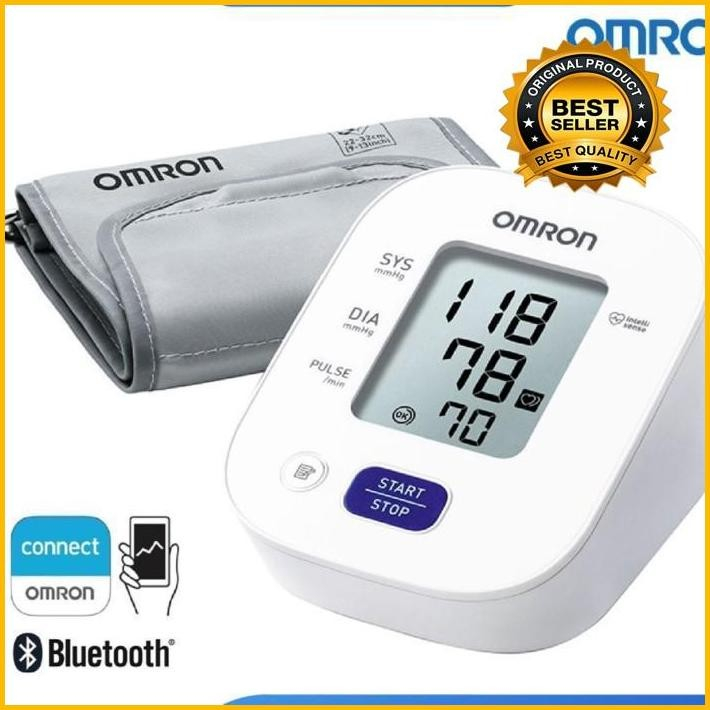 OMRON - Tensimeter Digital + Connect Bluetooth HEM 7142T-1 Tensi Darah Digital - Blood Pressure Monitor Digital Omron 7142T1 With Bluetooth