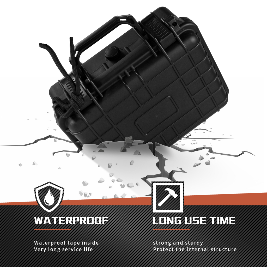 Kotak Perkakas Jinjing Portable Hard Tool Bag with Sponge - GU-2822 - Black