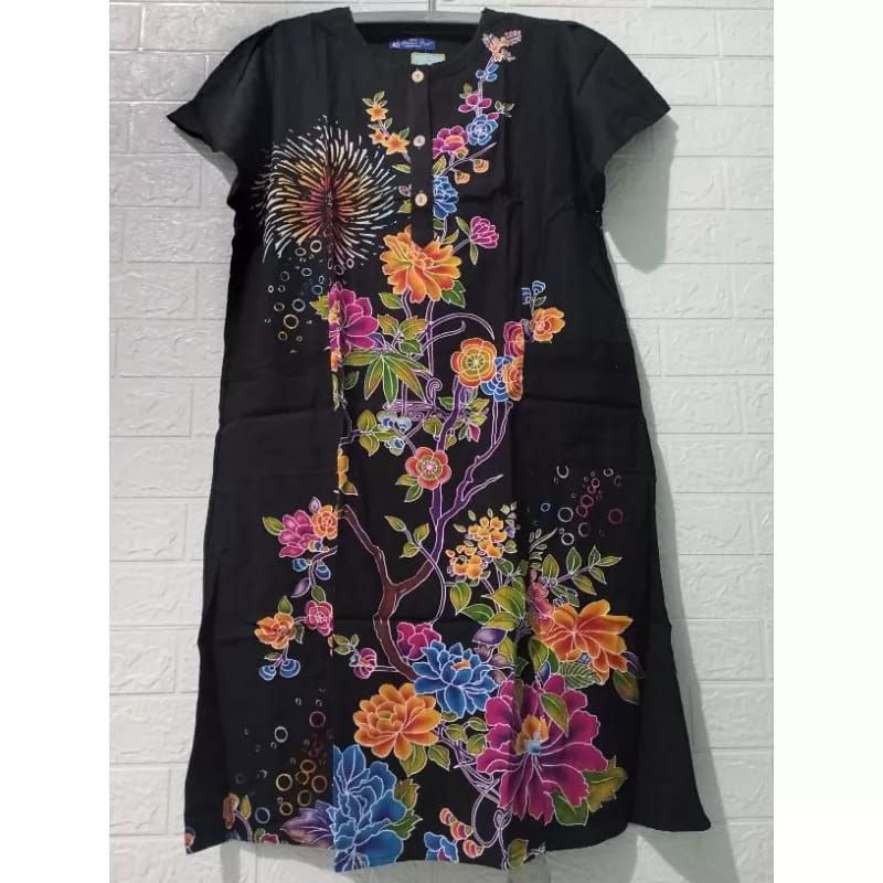 DASTER KUB 04 POLOS KENCANA UNGU LEBEL BIRU DASTER KANCING BUNSUI ORIGINAL BATIK KU GROSIR TERMURAH 