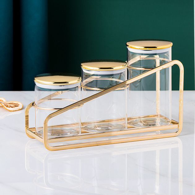 Dellion Set Rak Bumbu Dapur / Tempat Wadah Bumbu Dapur Set dengan Rak