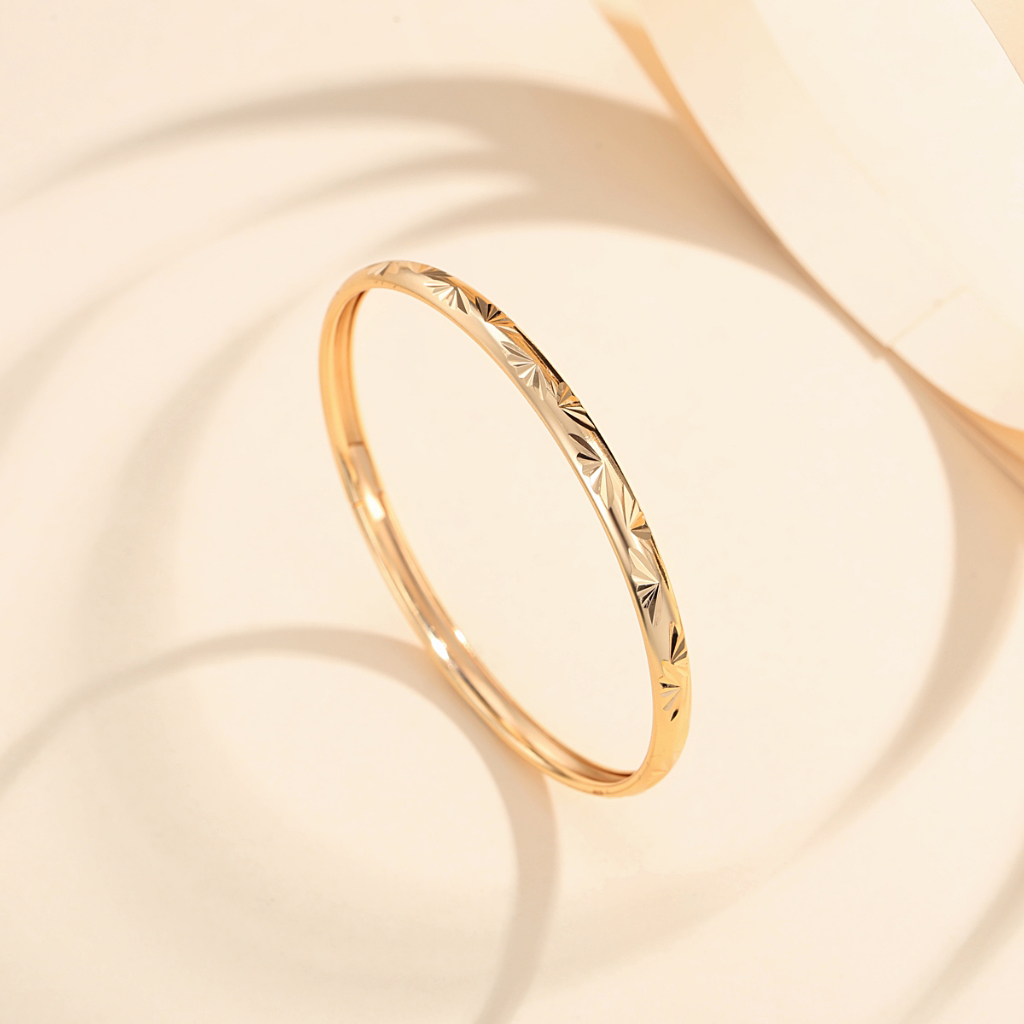 Y144 【COD】 Bracelet Sederhana Gaya Korea Lapis Emas Fashion Wanita Bracelet Anti Karat