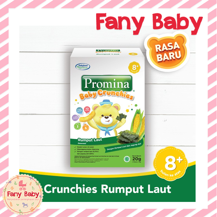 PROMINA BABY CRUNCH SEAWEED 20GR / RUMPUT LAUT