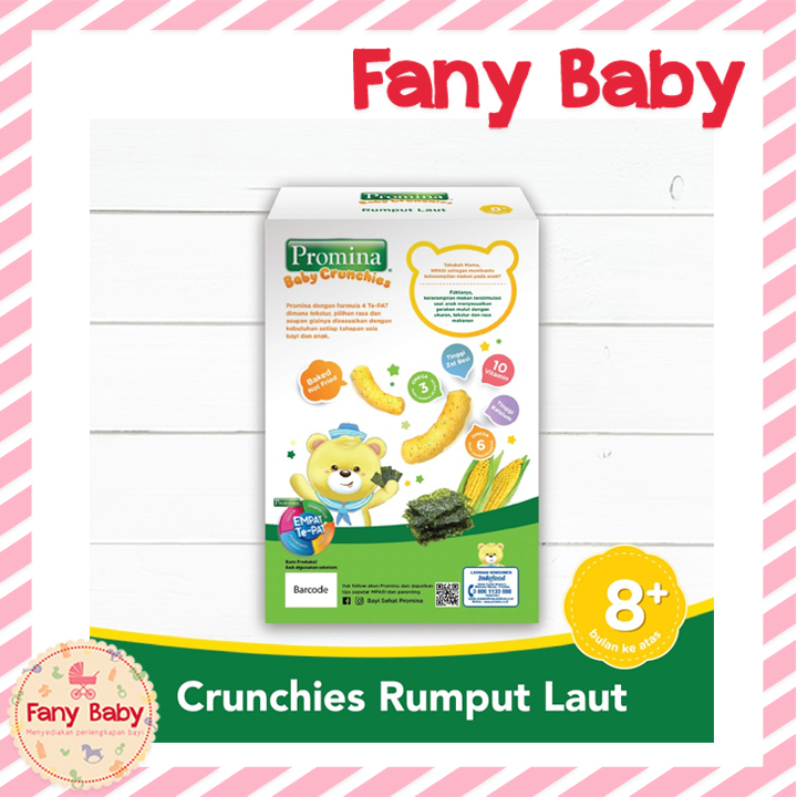 PROMINA BABY CRUNCH SEAWEED 20GR / RUMPUT LAUT