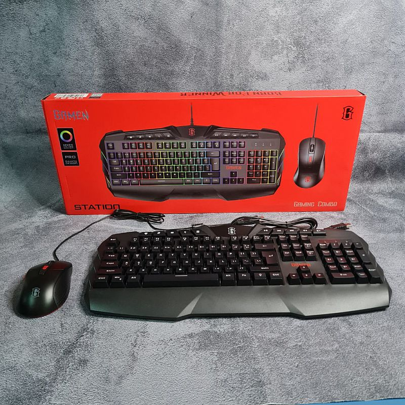 Gamen Keyboard Mouse Gaming Combo Station II