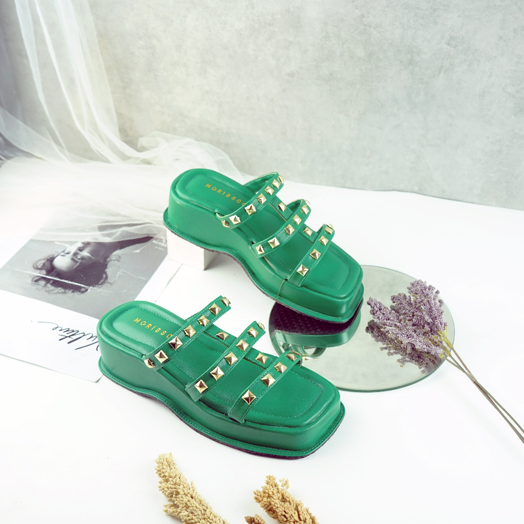 Sandal Wanita Denara Wedges Sendal Platfrom AB 93