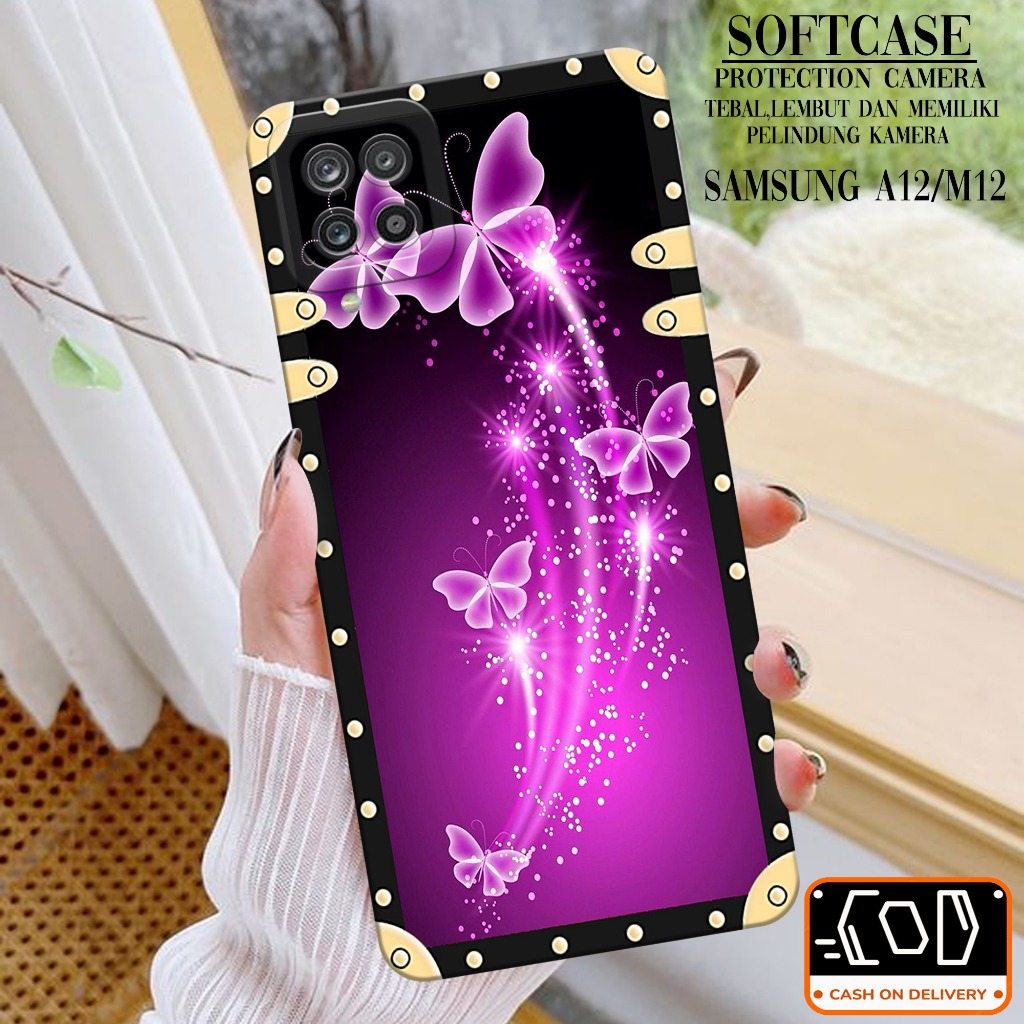 Case Hp Samsung Galaxy A12/M12 - Soft Pro Camera - Softcase Samsung Galaxy A12/M12 - Casing Samsung 
