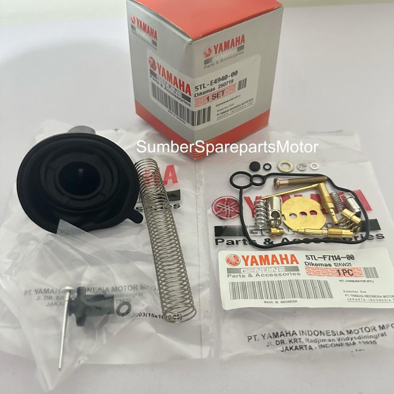 Karet Vakum + Repair Kit Yamaha Mio Sporty Smile Soul Nouvo Fino Karbu 5TL