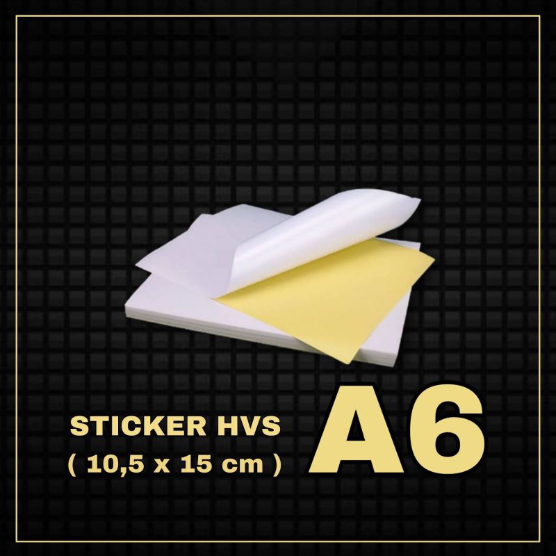 

STICKER HVS A6 ISI 50 LEMBAR