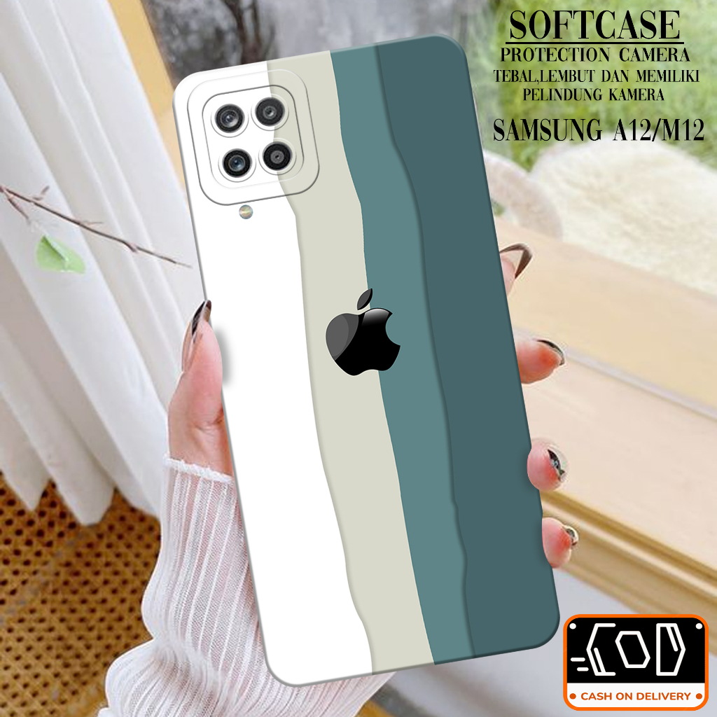 Case Hp Samsung Galaxy A12/M12 - Soft Pro Camera - Softcase Samsung Galaxy A12/M12 - Casing Samsung 