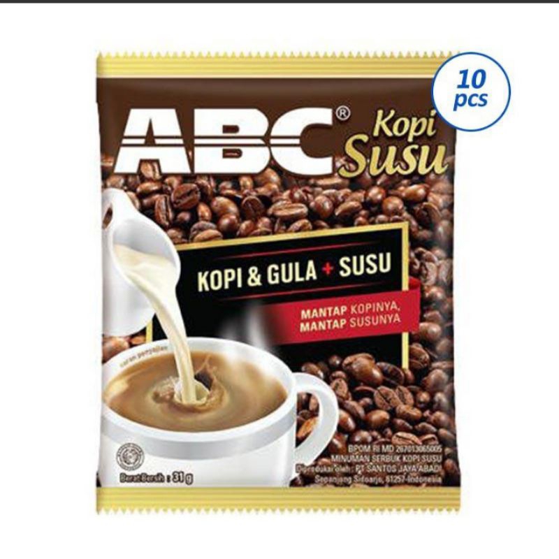 

kopi abc susu serenceng 10 pcs