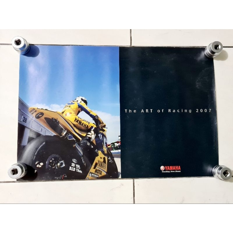 Cover Kalender lawas YAMAHA MOTOR GP 2007 V.ROSSI "THE DOCTOR" ORI