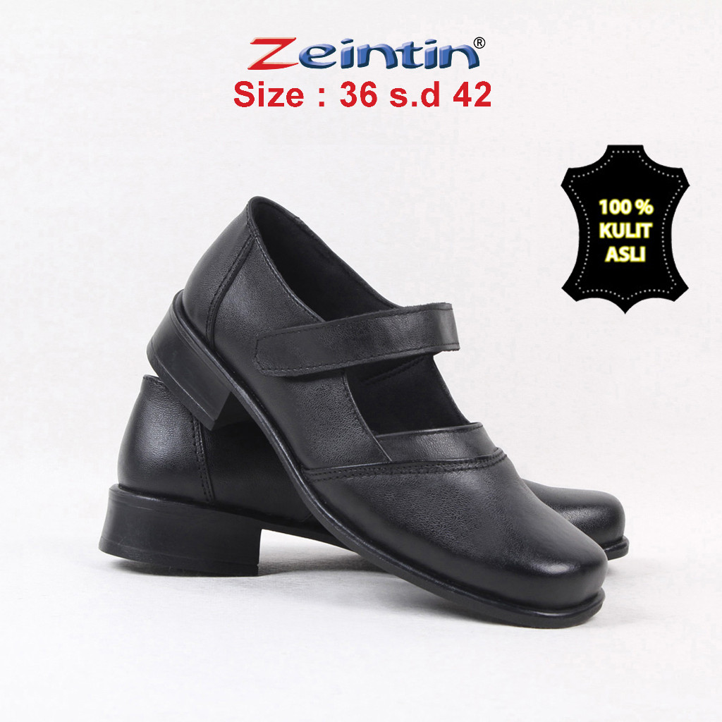 Zeintin - Sepatu Wanita Bahan Kulit Sapi Asli Sepatu Sepatu Paskibra Perempuan Sepatu Kulit Original Zeintin BJ