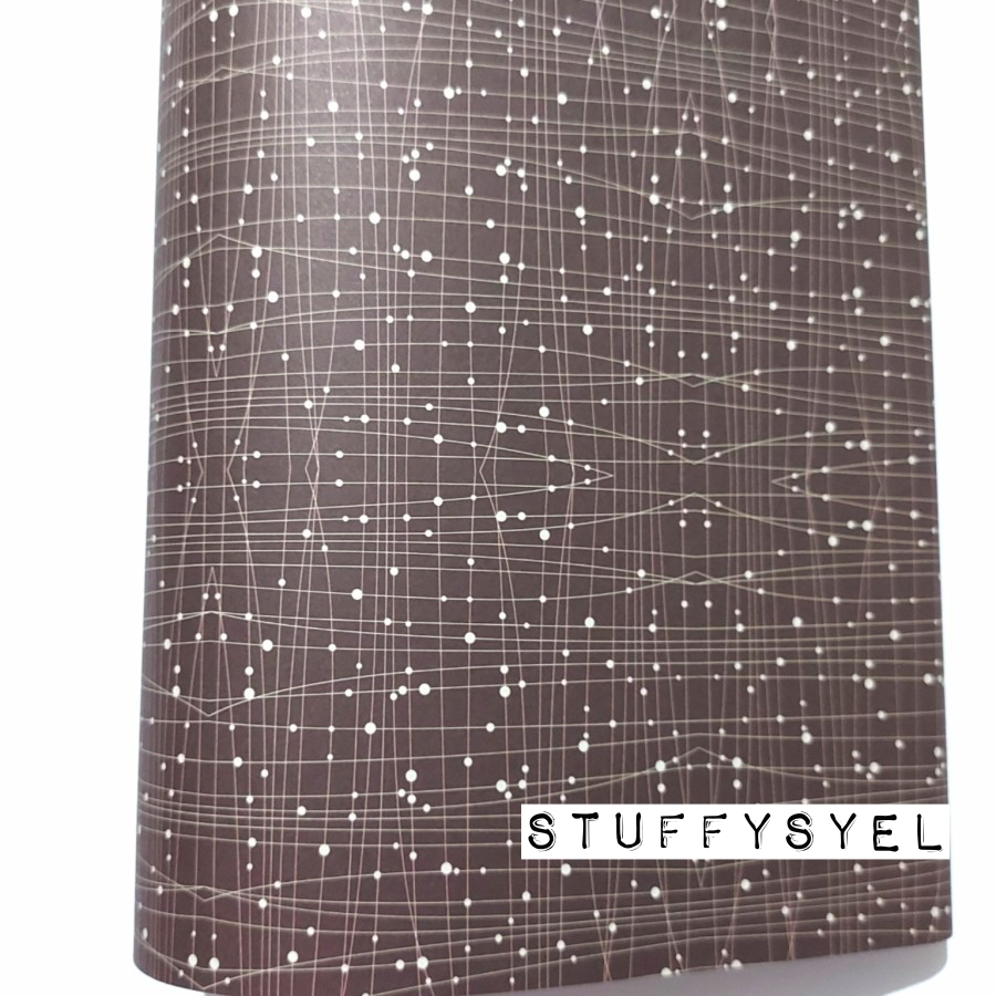 

Kertas Kado Sansan Wawa Warna COKLAT GRAFIK Bisa Buat Sampul Buku