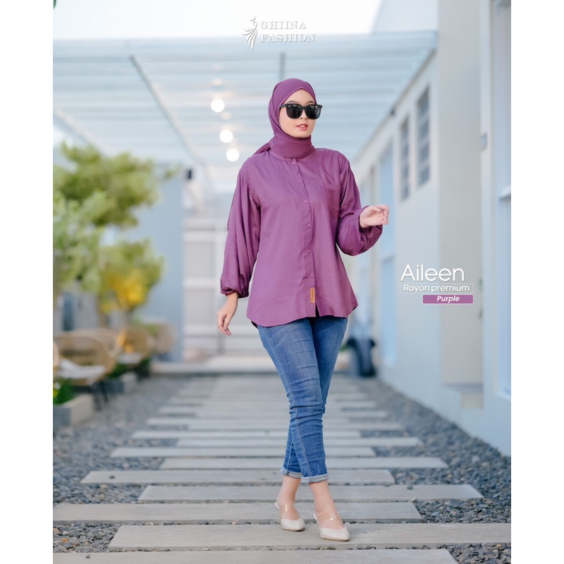 TEBUS MURAH✅ AILEEN BLOUSE BY GHIINA FASHION