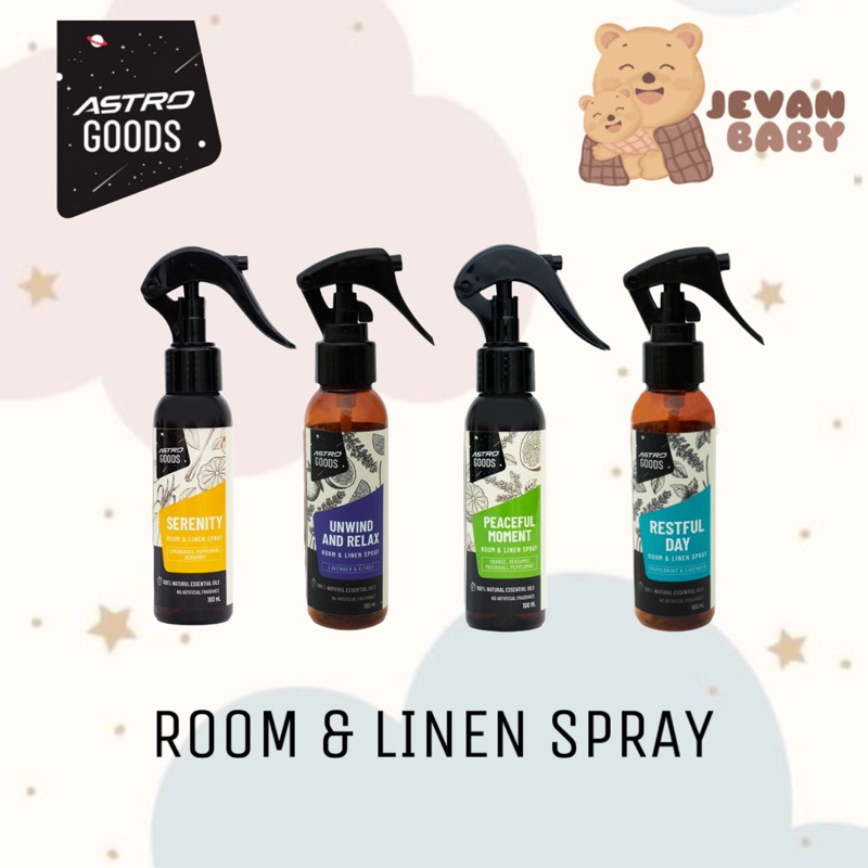 Astro Goods Room and Linen Spray 100ml/ Spray Pengharum Ruangan Kasur &amp; Pakaian