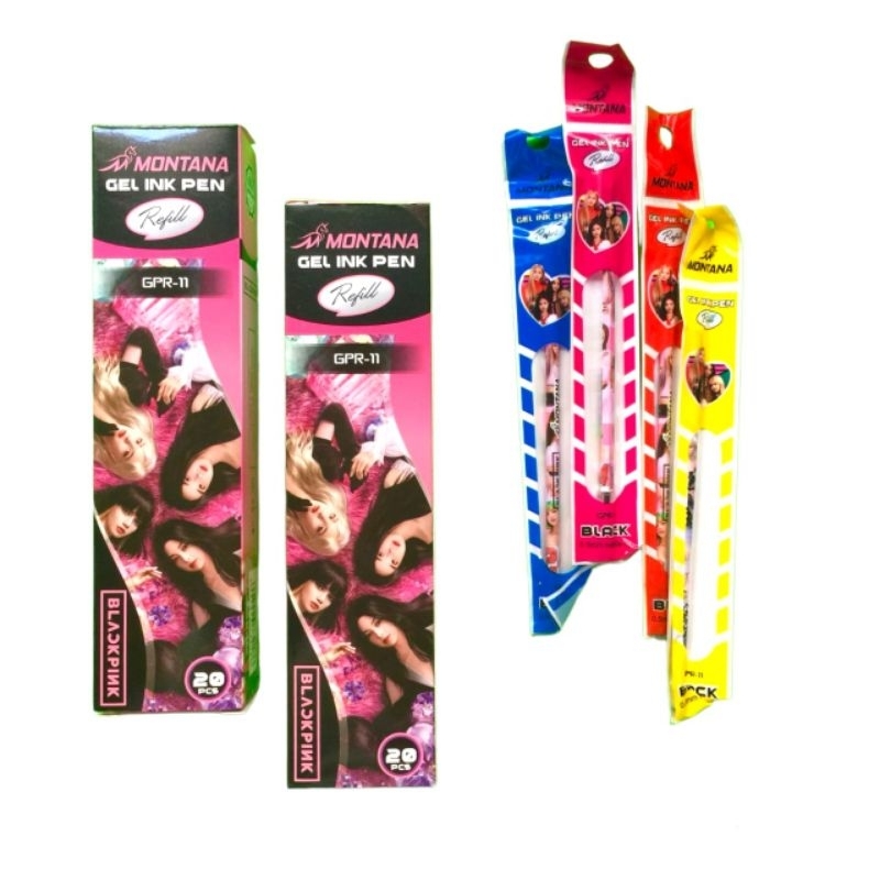 

REFILL PULPEN GEL GPR-11 BLACK PINK