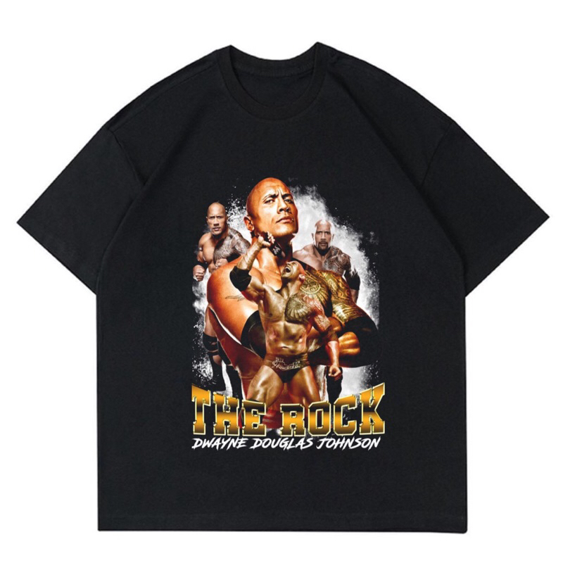 BAJU KAOS SMACKDOWN THE ROCK “DWAYNE DOUGLAS JOHNSON” |T-SHIRT SMACKDOWN THE ROCK| BAJU KAOS OVERSIZ