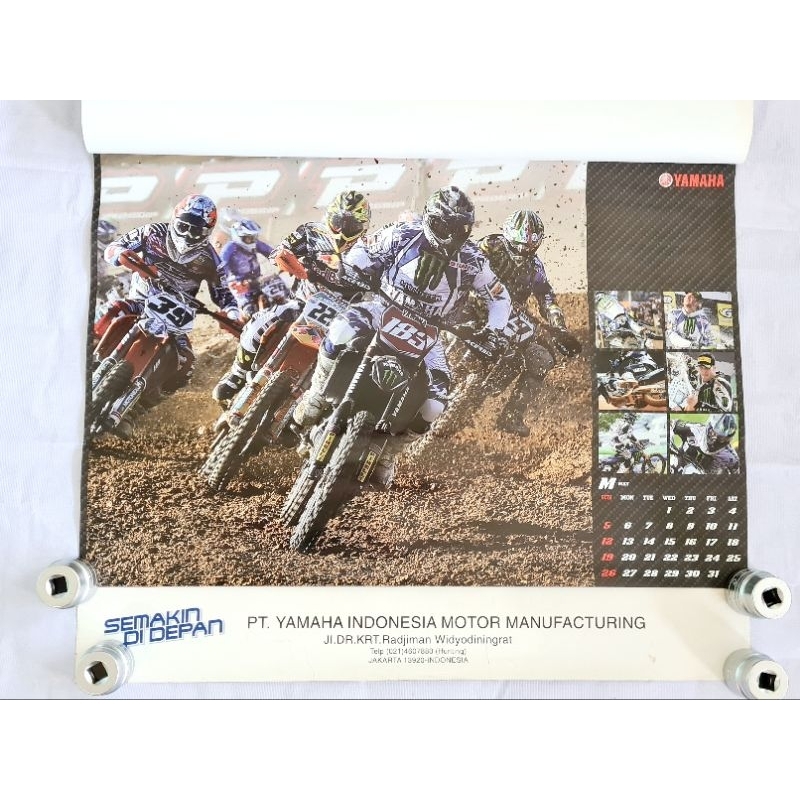 Kalender lawas YAMAHA TRAIL 2013 ORI