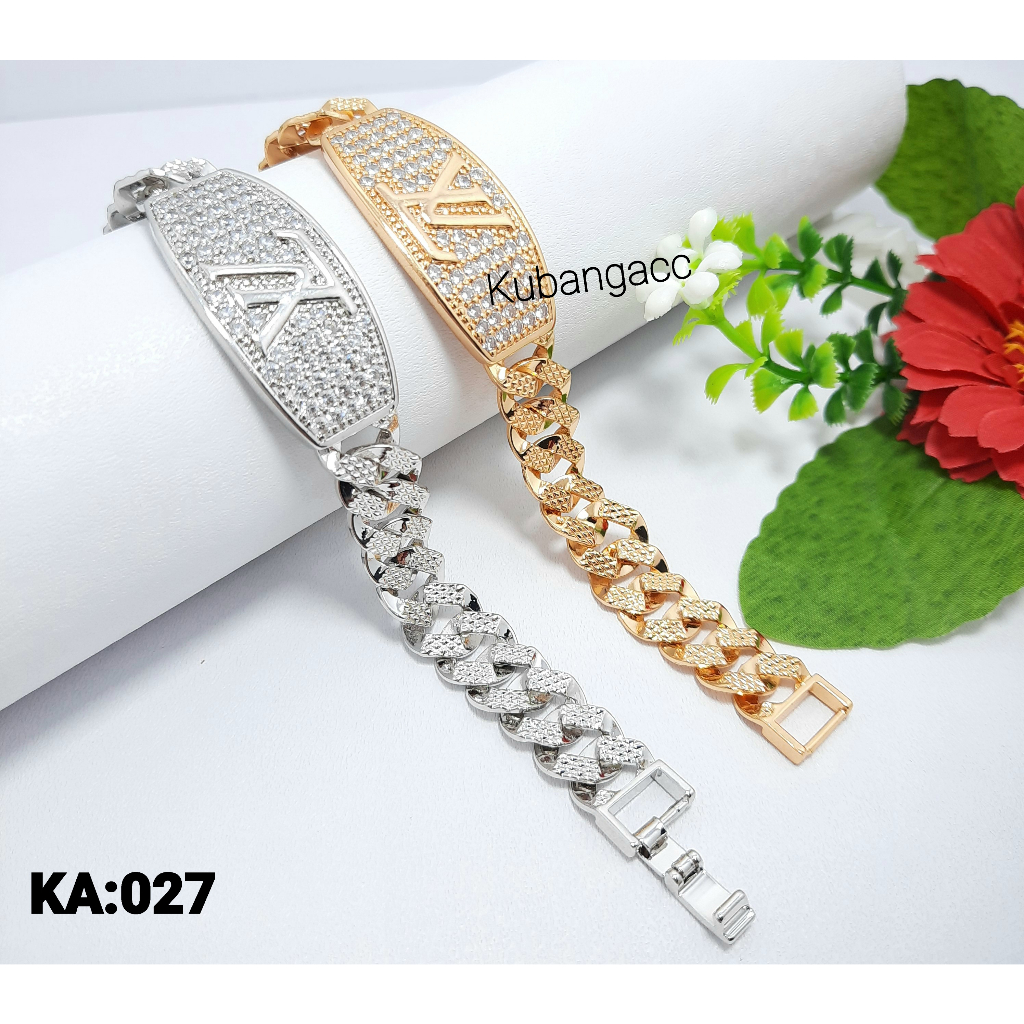 Gelang Xuping Wanita Silver Gelang Rantai Plat Xuping Silver Perhiasan Fashion Gelang Tangan Wanita