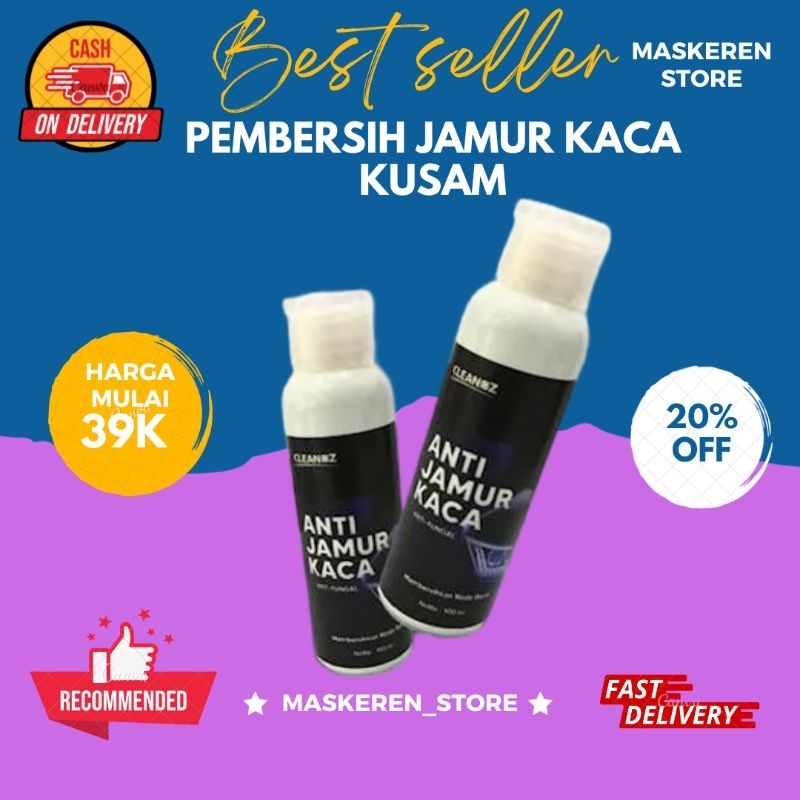 cleanoz anti jamur kaca pembersih kaca mobil