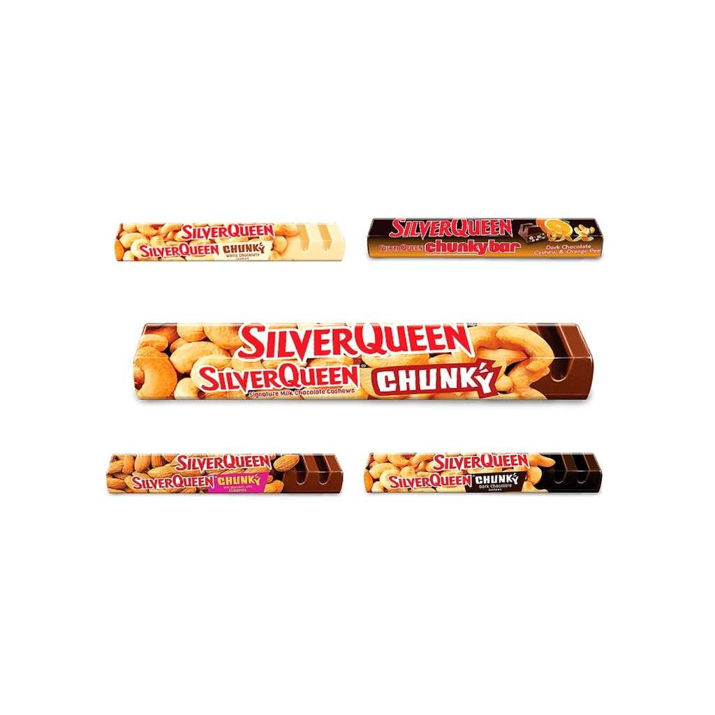 

Silverqueen Chunky Bar 95gr /Chunky bar 95 / chunkybar 95gram / chunky bar 100 / silver queen