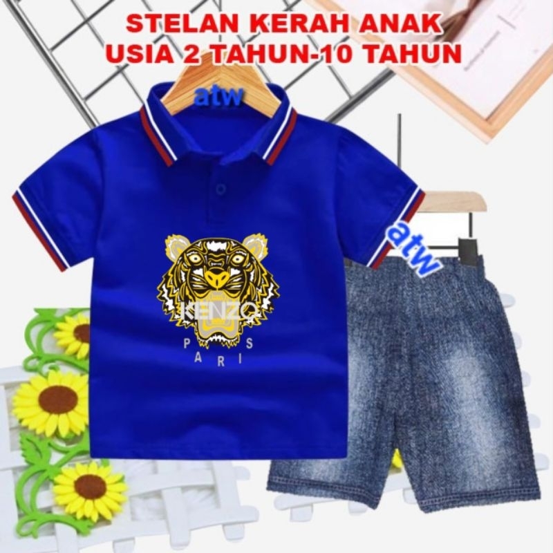 STELAN WANGKY ANAK/CELANA SEMI JEANS USIA 2 THN-10 THN (K3NZO MACAN)