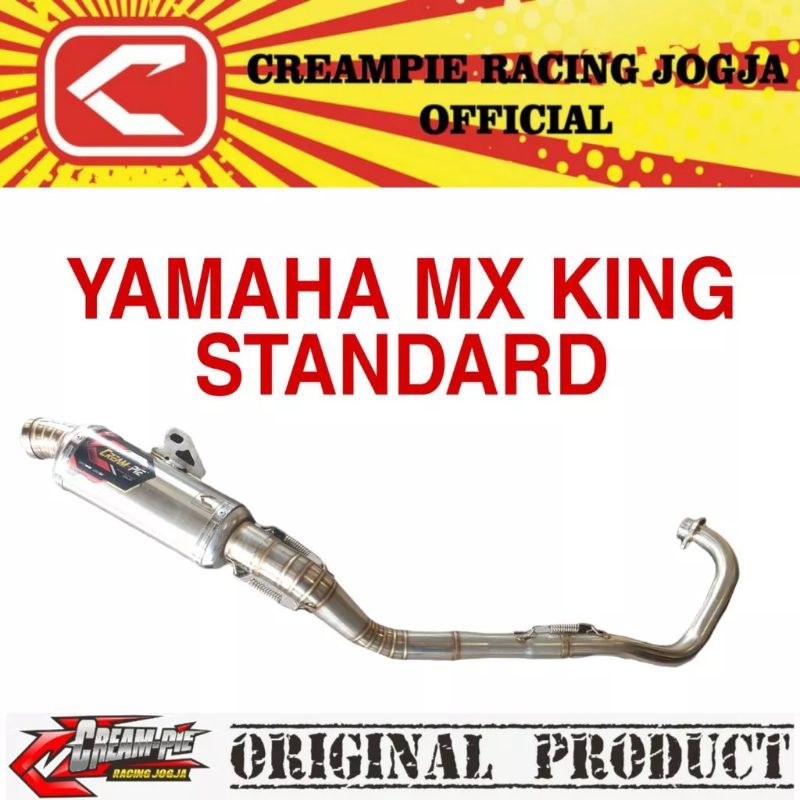 Knalpot creampie standar jupiter mx king