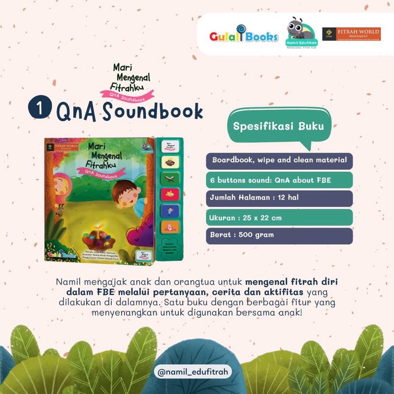 Mari Mengenal Fitrahku Soundbook Anak Fitrah Based Education Gulali Books Ready Stok