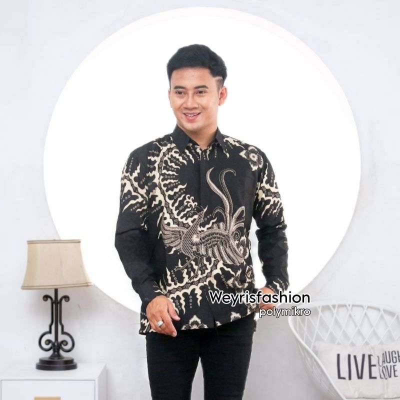 Batik Pria Lengan Panjang Batik Weyrisfashion Kemeja Batik Pria Murah
